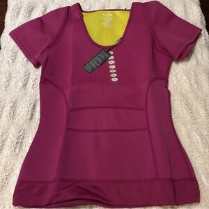 Magenta Short Sleeve Women's Top